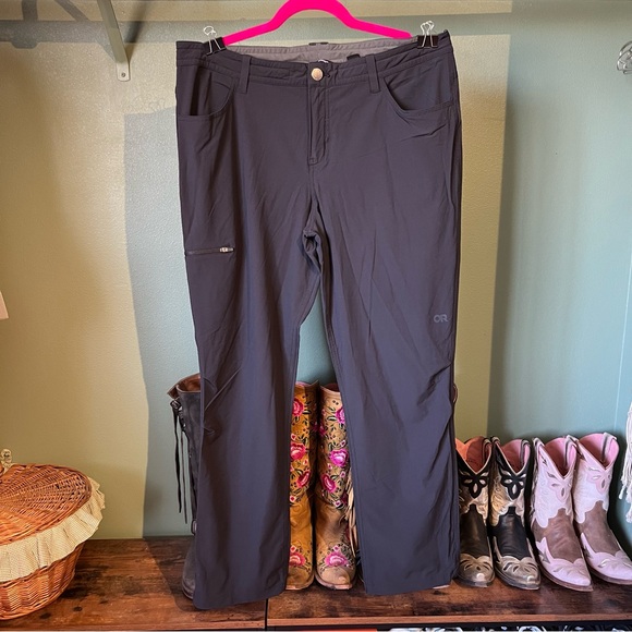Outdoor Research Women’s Ferrosi Black Hiking Trail Pants 14 - Picture 1 of 11
